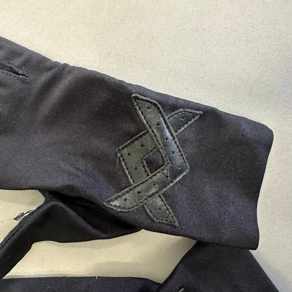 Vintage 80s Isotoner black nylon Stretchy driving liner‎ gloves one size - Picture 3 of 11